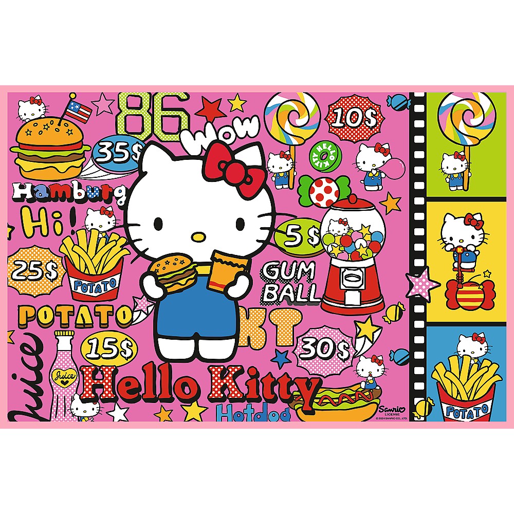 PUZZLE TREFL 2X200 HELLO KITTY SI PRIETENII - imagine 3