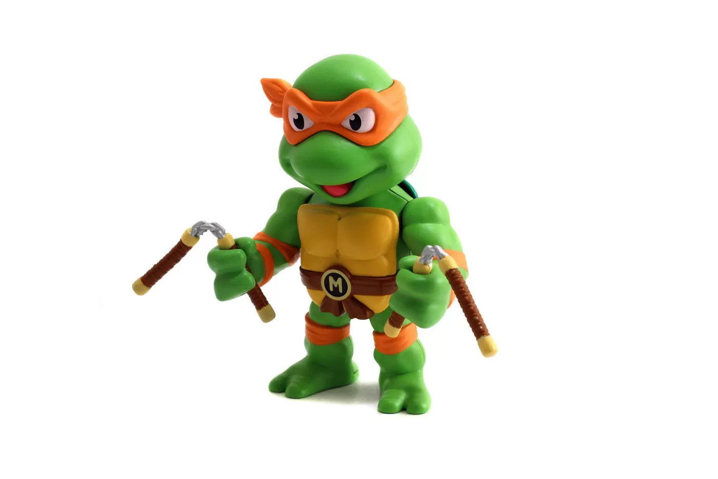 FIGURINA METALICA TESTOASELE NINJA MICHELANGELO - imagine 3