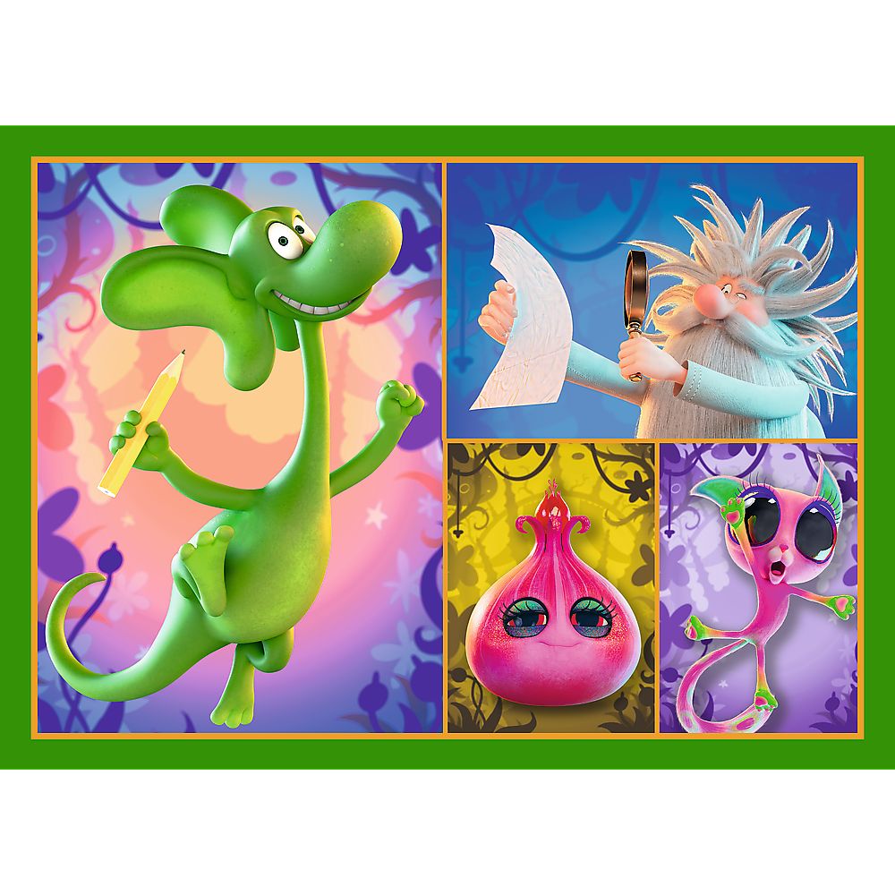 PUZZLE TREFL 4IN1 LUMEA DRAGONULUI DIPLODOK - imagine 3