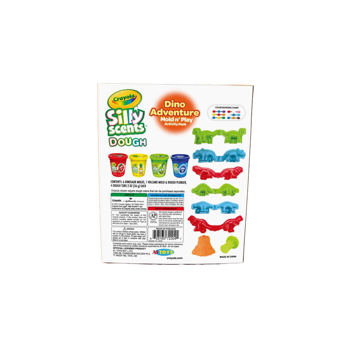CRAYOLA SILLY SCENTS SET MEDIU DINOZAUR CU ACCESORII - imagine 3