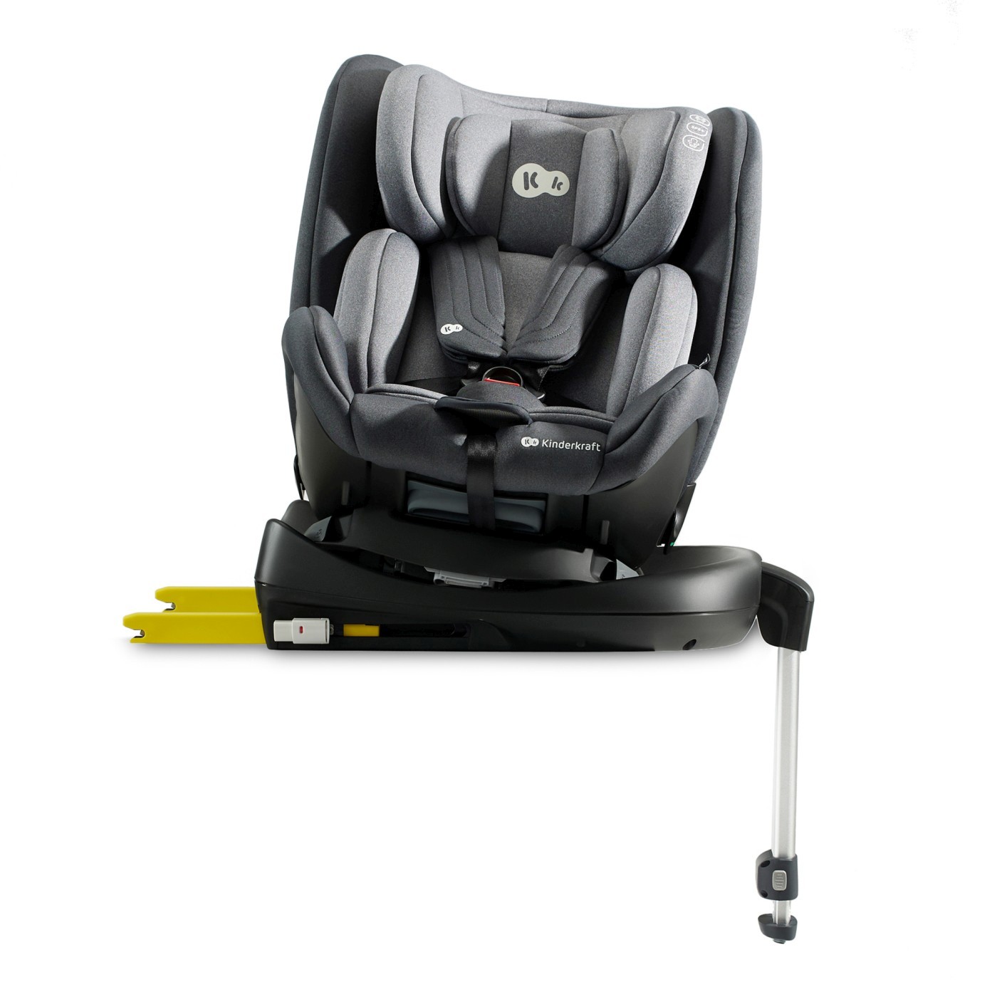 SCAUN AUTO I-SIZE, 40-125 CM, KINDERKRAFT XRIDER, GREY - imagine 5