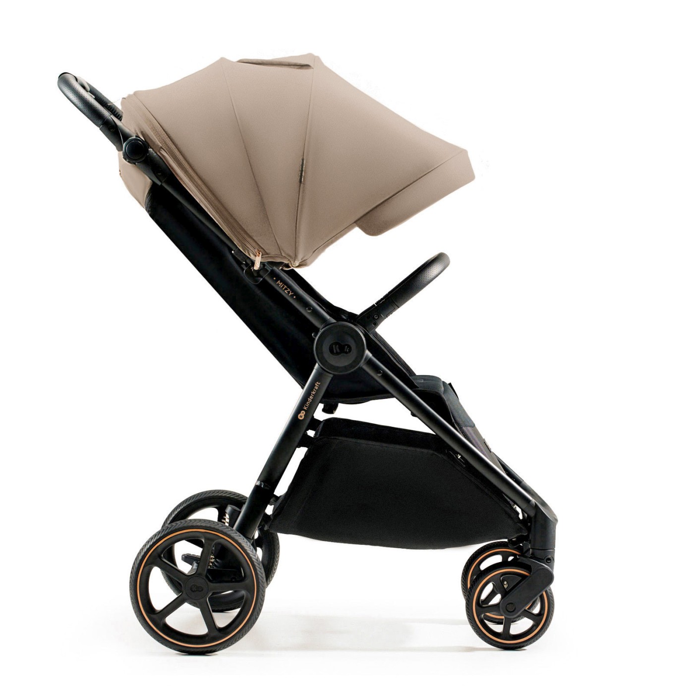 CARUCIOR SPORT, ULTRA COMPACT, KINDERKRAFT MITZY, 0-22 KG, LINEN BEIGE - imagine 3