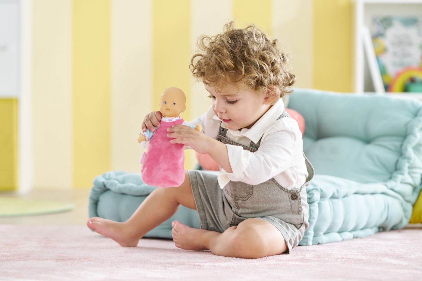 COROLLE MPP SET BEBELUSUL CALIN NOAPTE BUNA ALB 20CM - imagine 3