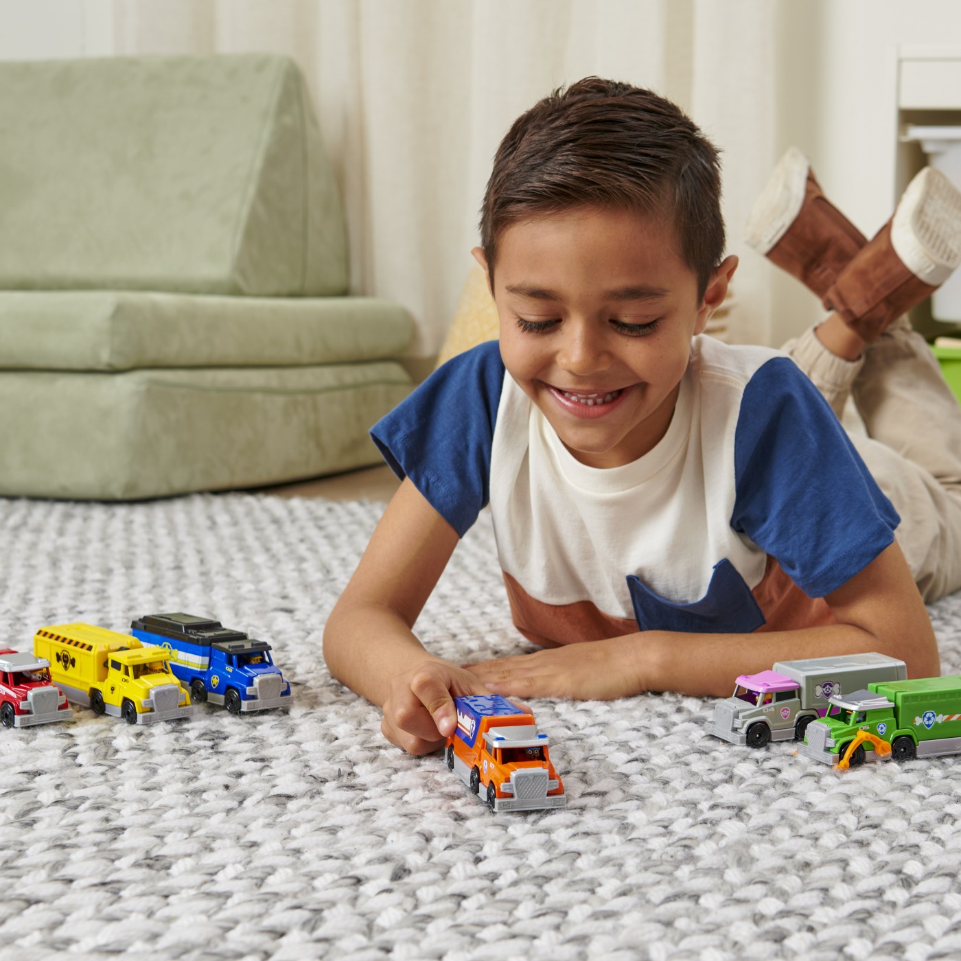 PATRULA CATELUSILOR VEHICUL METALIC CAMION MARSHALL - imagine 3