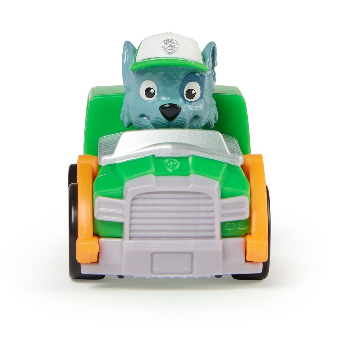 PATRULA CATELUSILOR PUP SQUAD RACERS VEHICUL CU FIGURINA ROCKY - imagine 3
