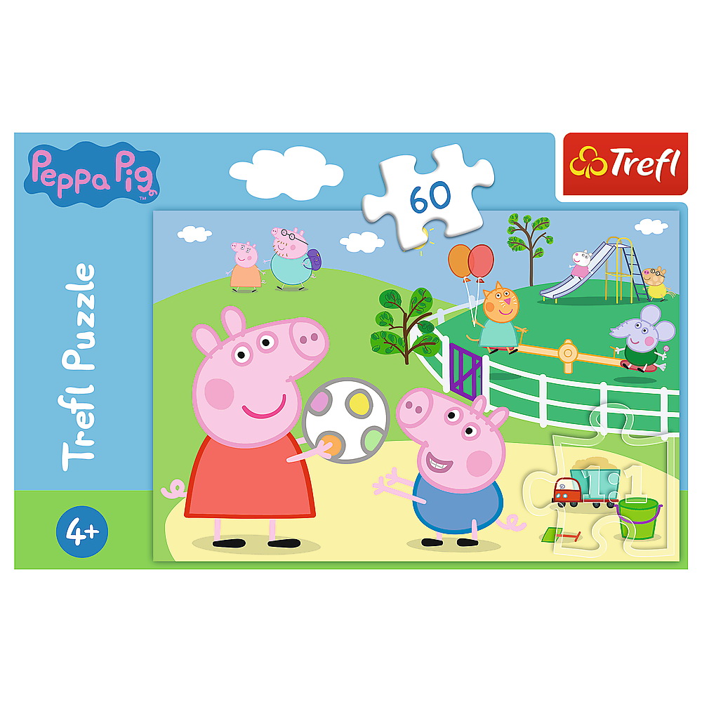 PUZZLE TREFL 60 PEPPA PIG DISTRACTIE CU PRIETENII - imagine 3
