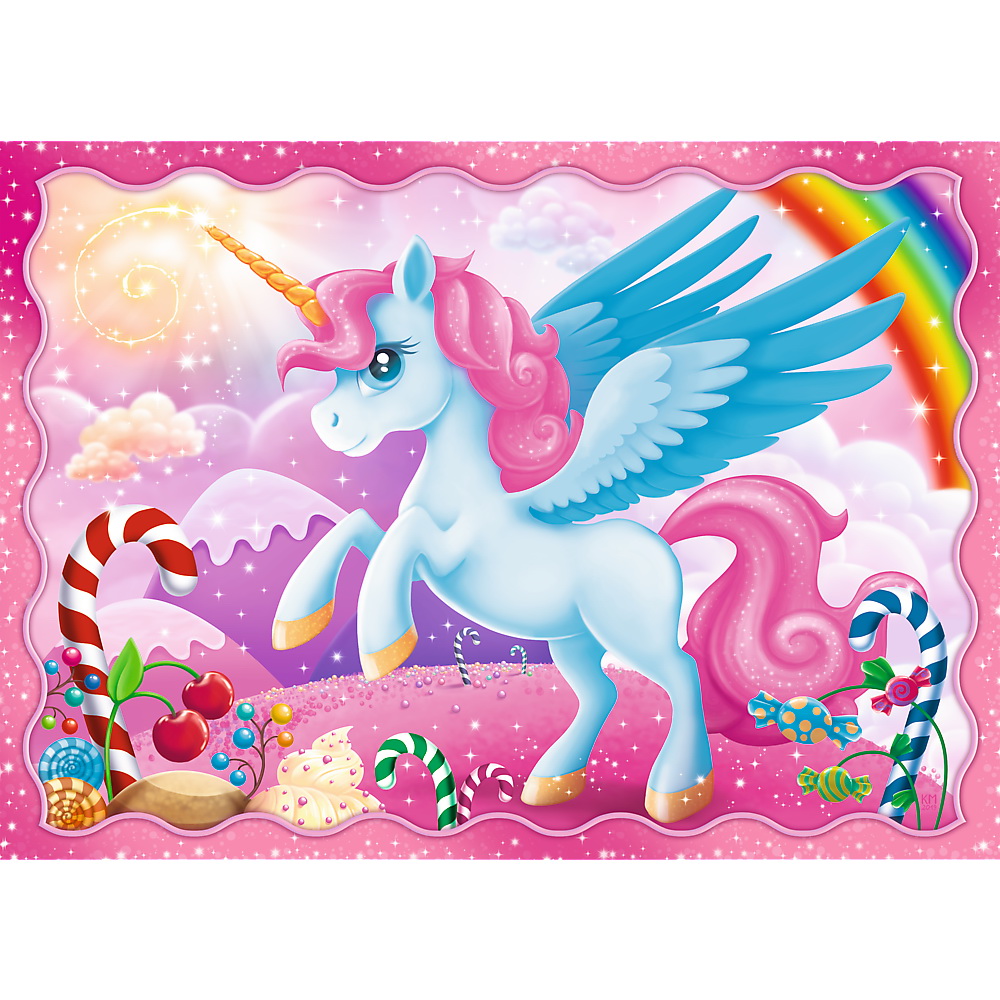 PUZZLE TREFL 4IN1 PATRULA UNICORNI SI MAGIE - imagine 3