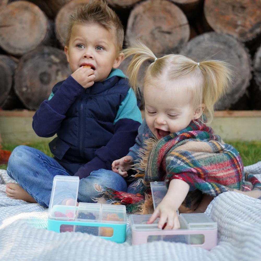 CUTIE SNACK 3 COMPARTIMENTE, MELII, PINE GREEN - imagine 3