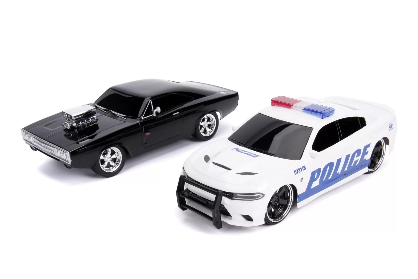 SET MASINUTE FAST AND FURIOUS RC TOYOTA SUPRA&DODGE CHARGER SRT SCARA 1:16 - imagine 4