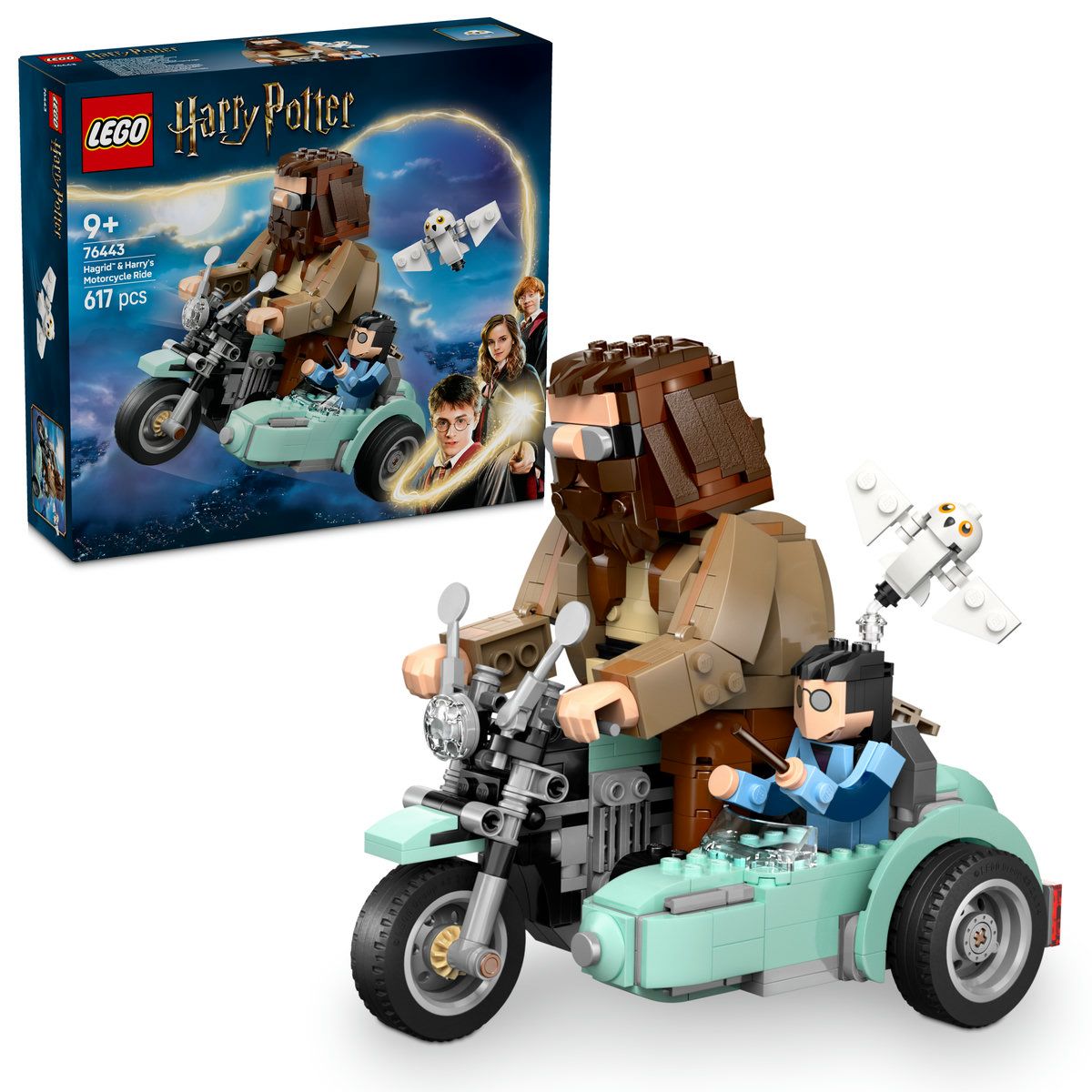 LEGO HARRY POTTER TM HAGRID SI HARRY PE MOTOCICLETA 76443 - imagine 4