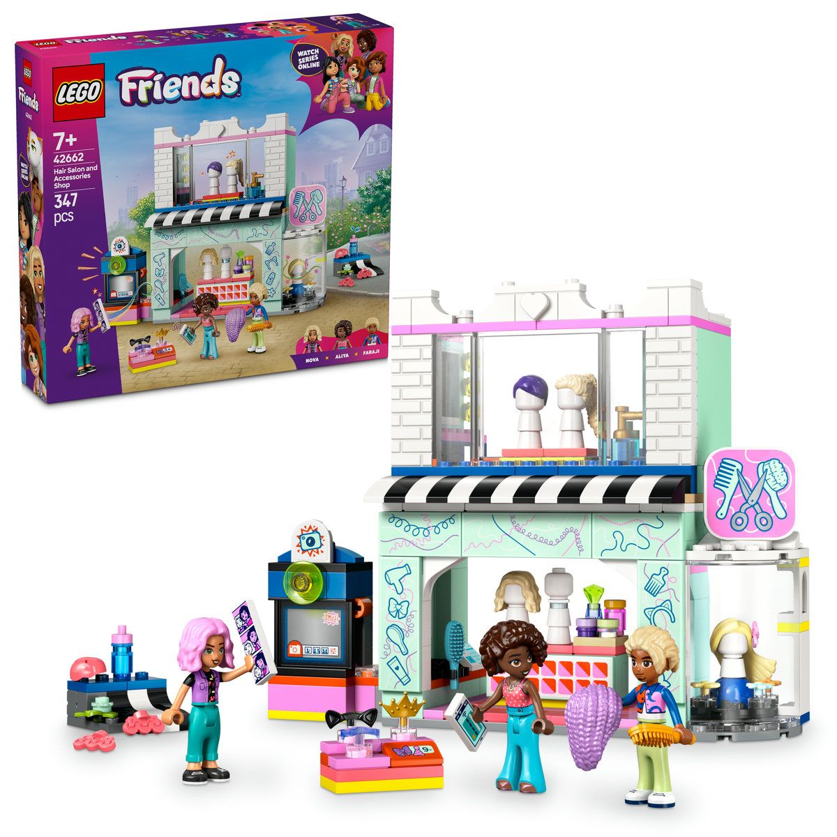 LEGO FRIENDS SALON DE COAFURA SI MAGAZIN DE ACCESORII 42662 - imagine 4