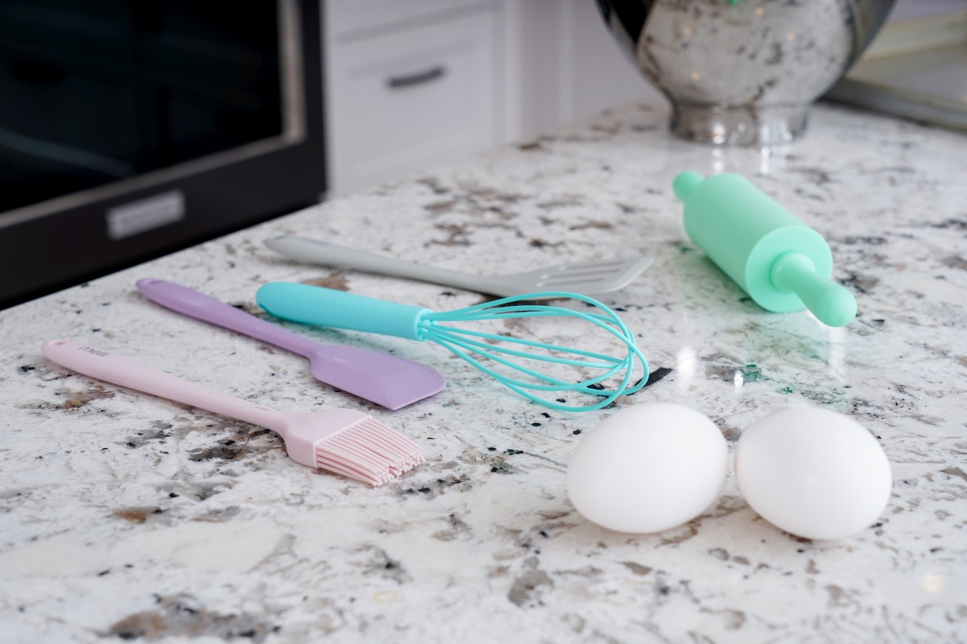 SET 5 PIESE MINI USTENSILE BAKING, MELII, COLORATE - imagine 4
