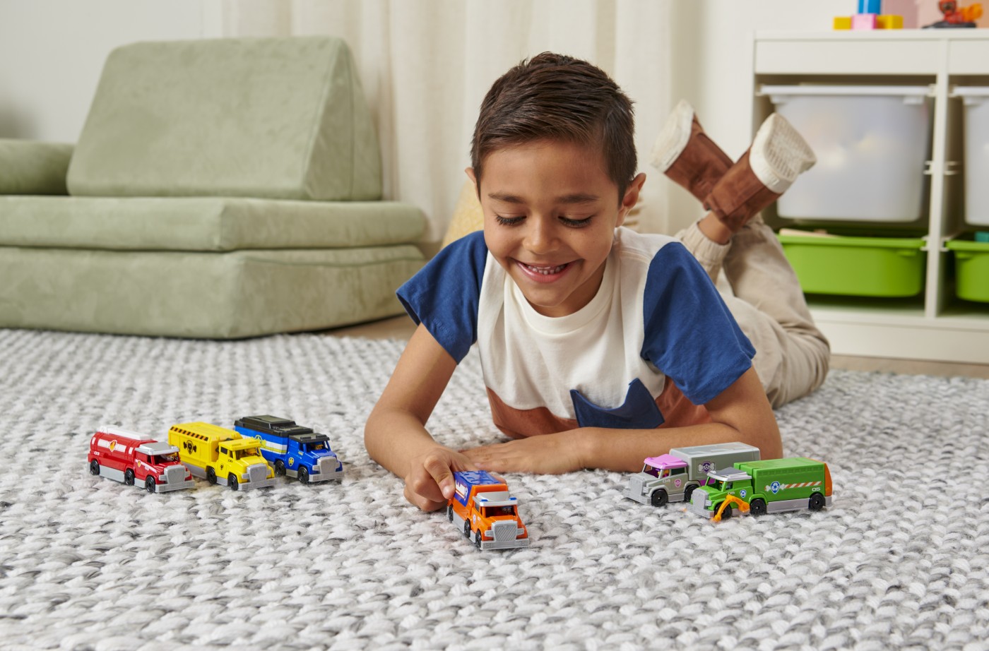 PATRULA CATELUSILOR VEHICUL METALIC CAMION MARSHALL - imagine 4