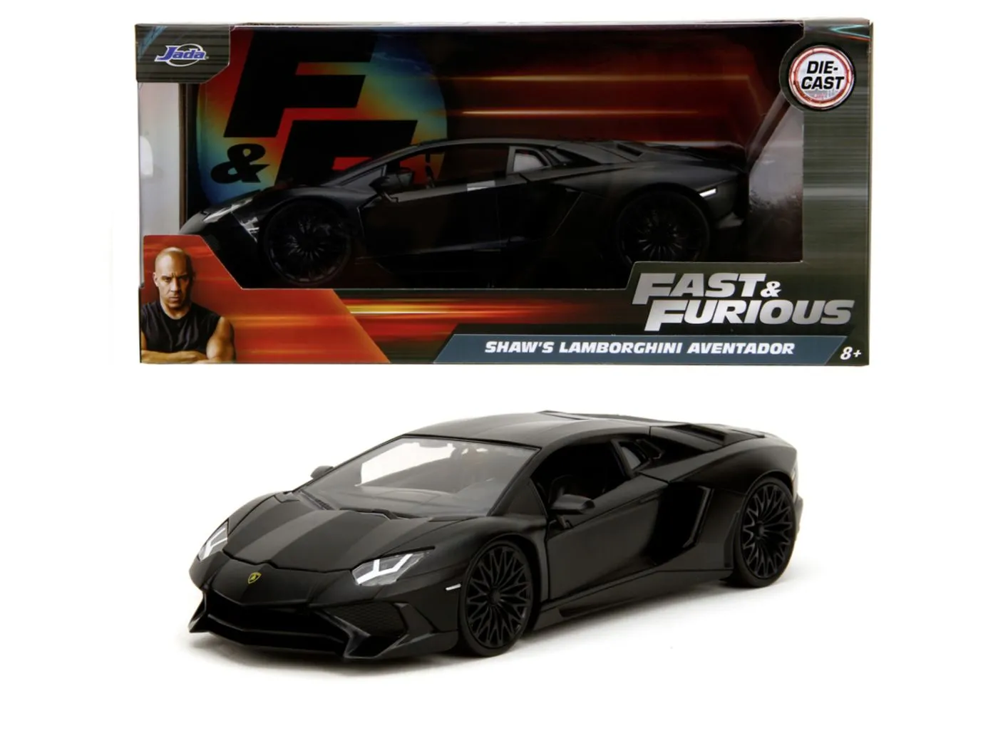 JADA FAST AND FURIOUS MASINUTA METALICA LAMBORGHINI AVENTADOR SCARA 1 LA 24 - imagine 4