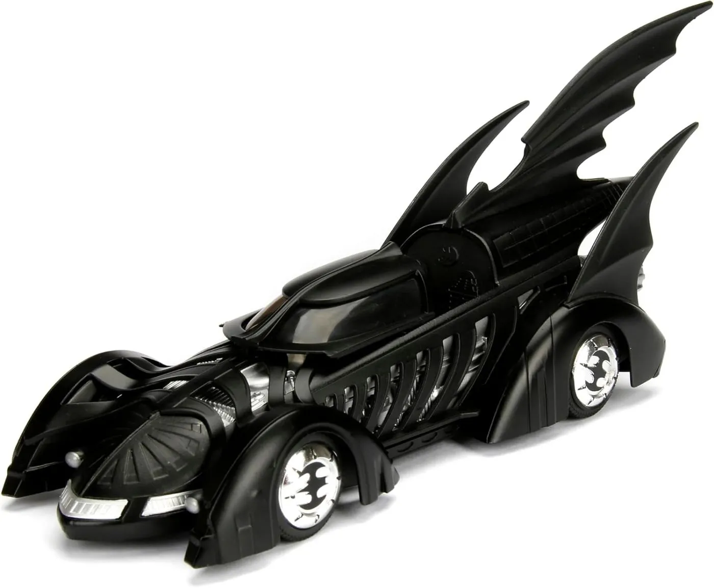 JADA DC SET BATMAN FOREVER FIGURINA BATMAN SI MASINUTA METALICA BATMOBILE SCARA 1 LA 24 - imagine 4