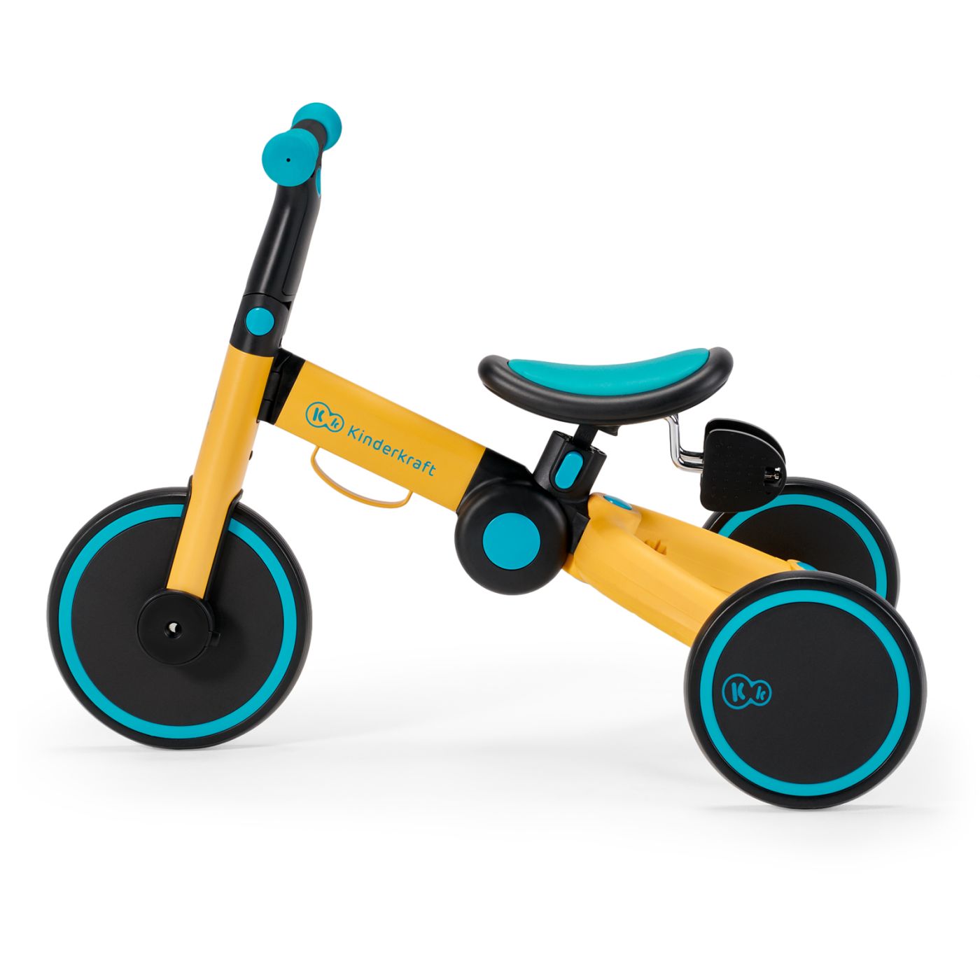 BICICLETA DE ECHILIBRU / TRICICLETA KINDERKRAFT 4TRIKE, PRIMROSE YELLOW - imagine 6