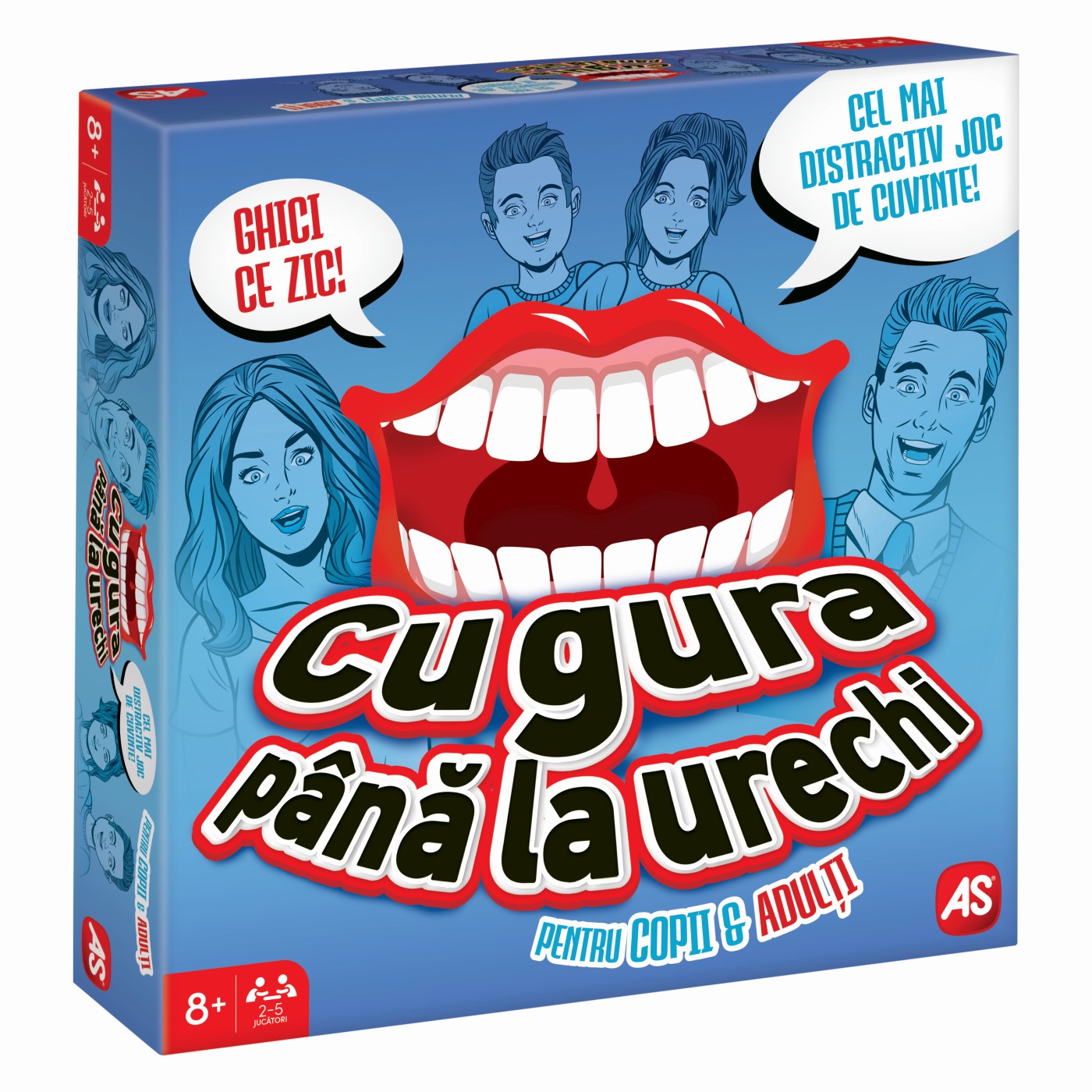 JOC CU GURA PANA LA URECHI PENTRU ADULTI SI COPII - imagine 5