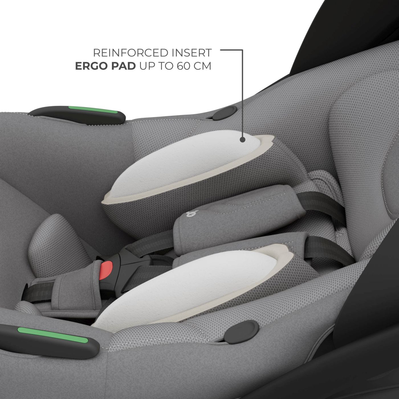 SCOICA AUTO KINDERKRAFT I-LITE CU BAZA ISOFIX ENDURA SAFE FX, GRAY - imagine 10