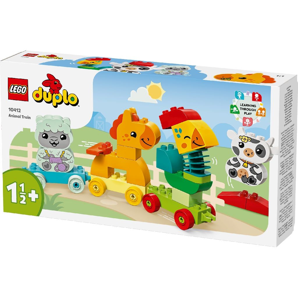 LEGO DUPLO TREN CU ANIMALE 10412 - imagine 5