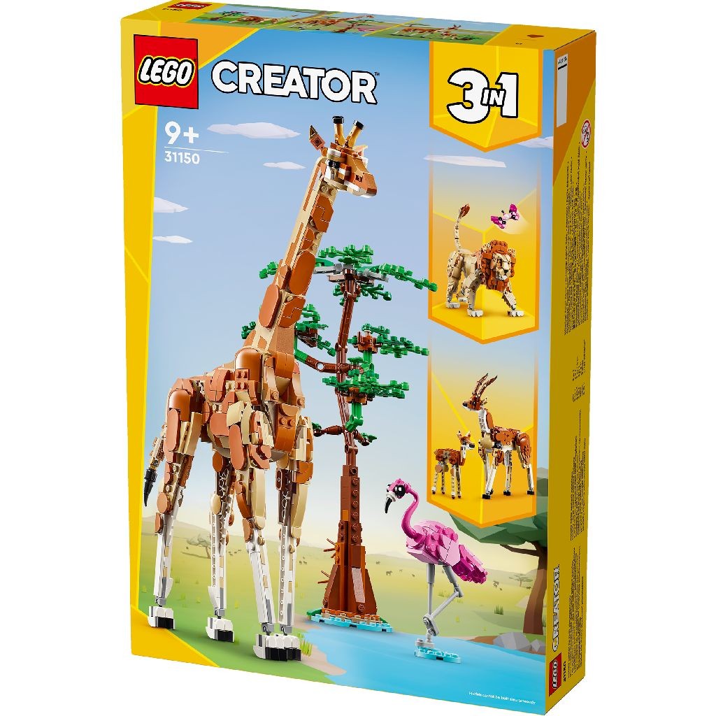 LEGO CREATOR 3IN1 ANIMALE SALBATICE DIN SAFARI 31150 - imagine 5