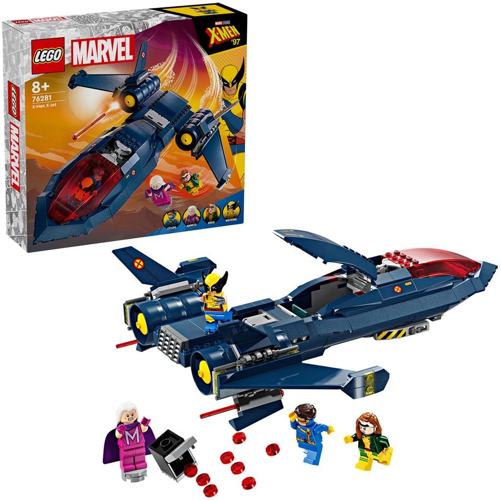 LEGO MARVEL SUPER HEROES AVIONUL X JET AL X MEN 76281 - imagine 5