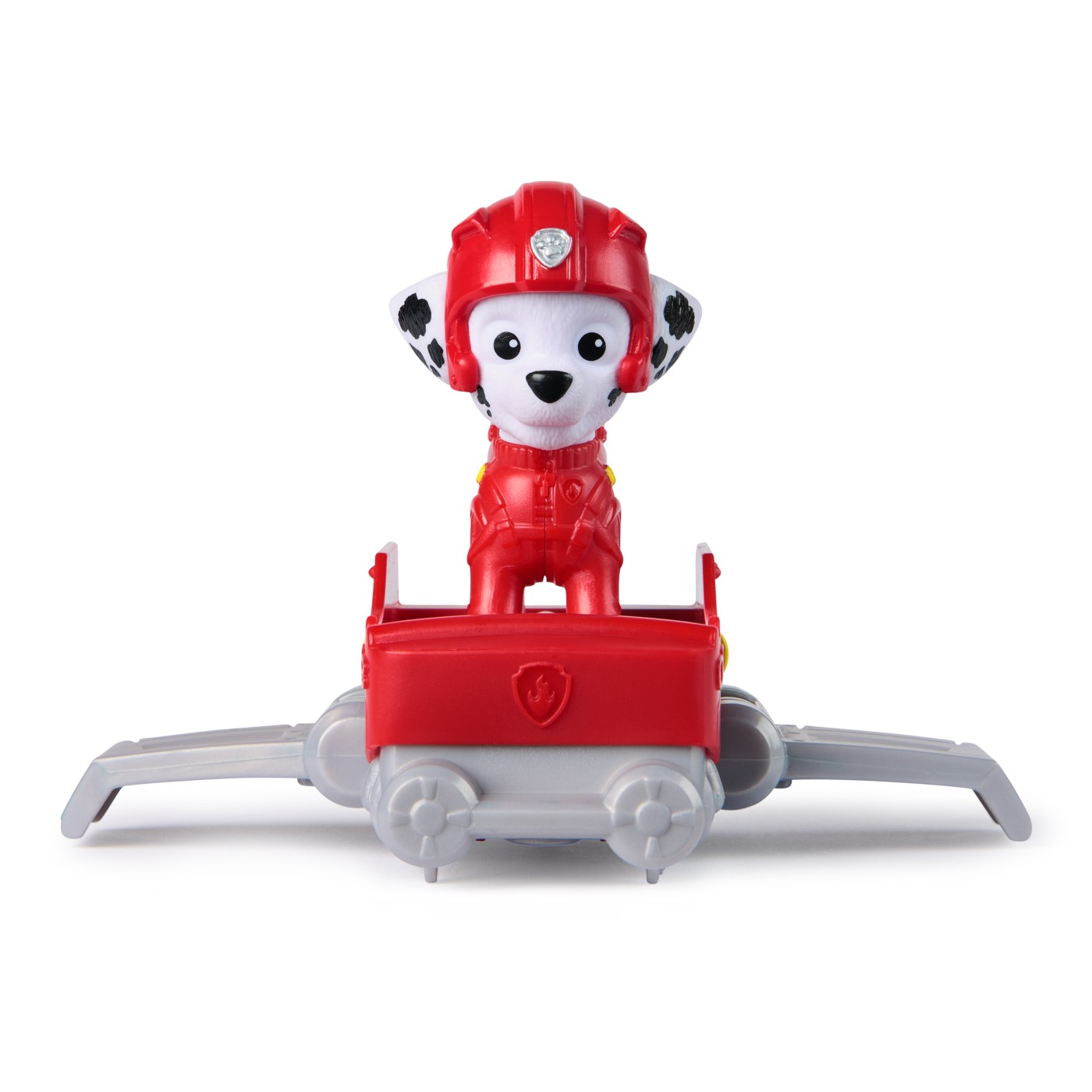 PATRULA CATELUSILOR ACTION PUPS SET VEHICUL DE SALVARE HOVERBOARD SI FIGURINA MARSHALL 5 CM - imagine 6
