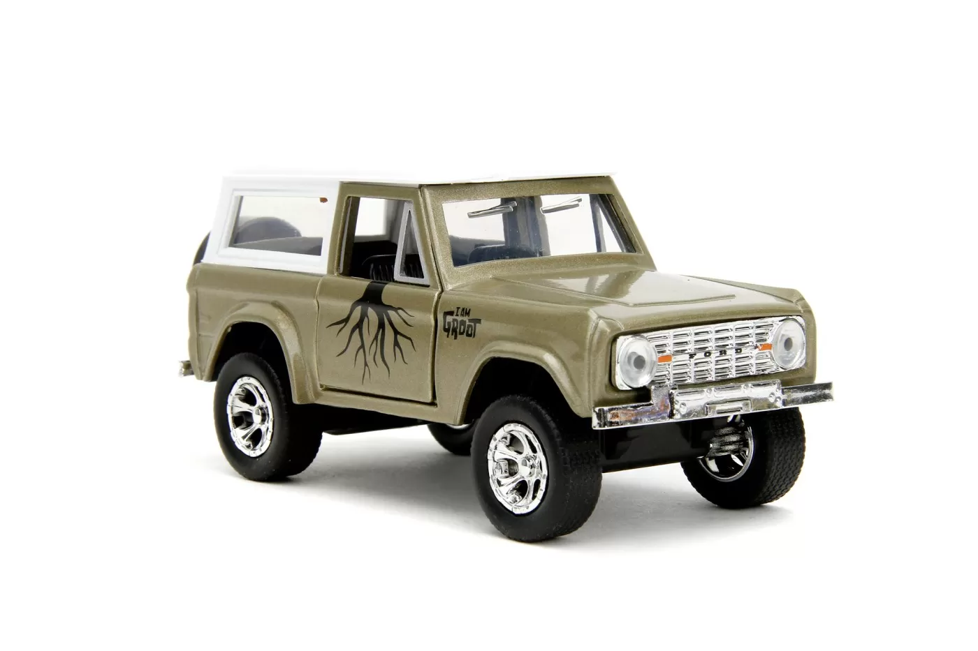 JADA MARVEL SET MASINUTA METALICA FORD BRONCO SI FIGURINA GROOT - imagine 6