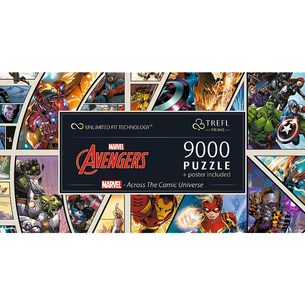 PUZZLE TREFL UFT 9000 MARVEL AVENGERS PRIN UNIVERSUL COMIC - imagine 5
