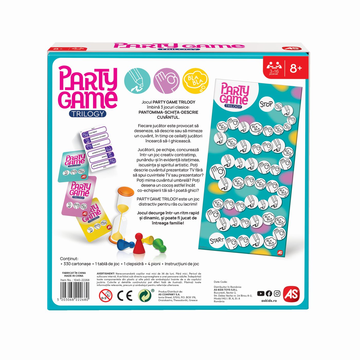 JOC DE SOCIETATE PARTY GAME TRILOGY IN LIMBA ROMANA - imagine 6