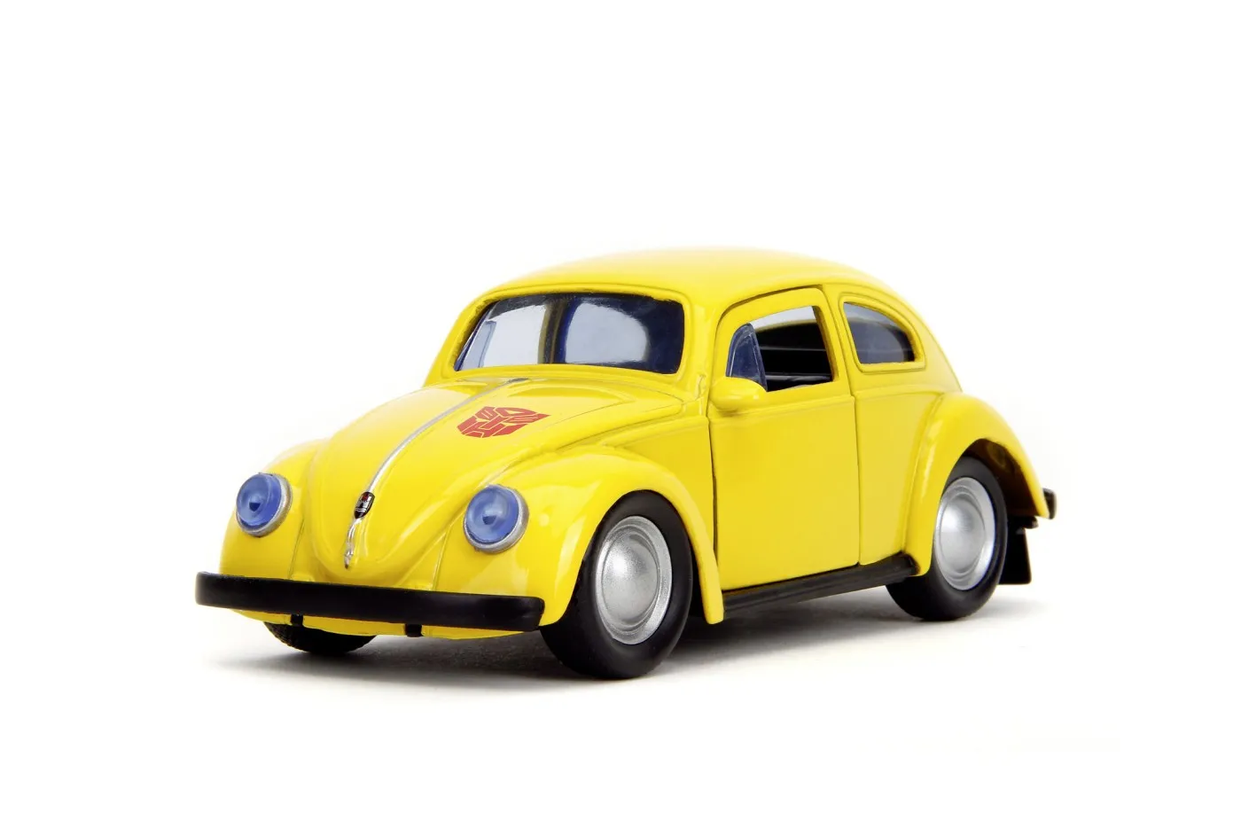 JADA TRANSFORMERS MASINUTA METALICA BUMBLEBEE VOLKSWAGEN BEETLE SCARA 1:32 - imagine 6