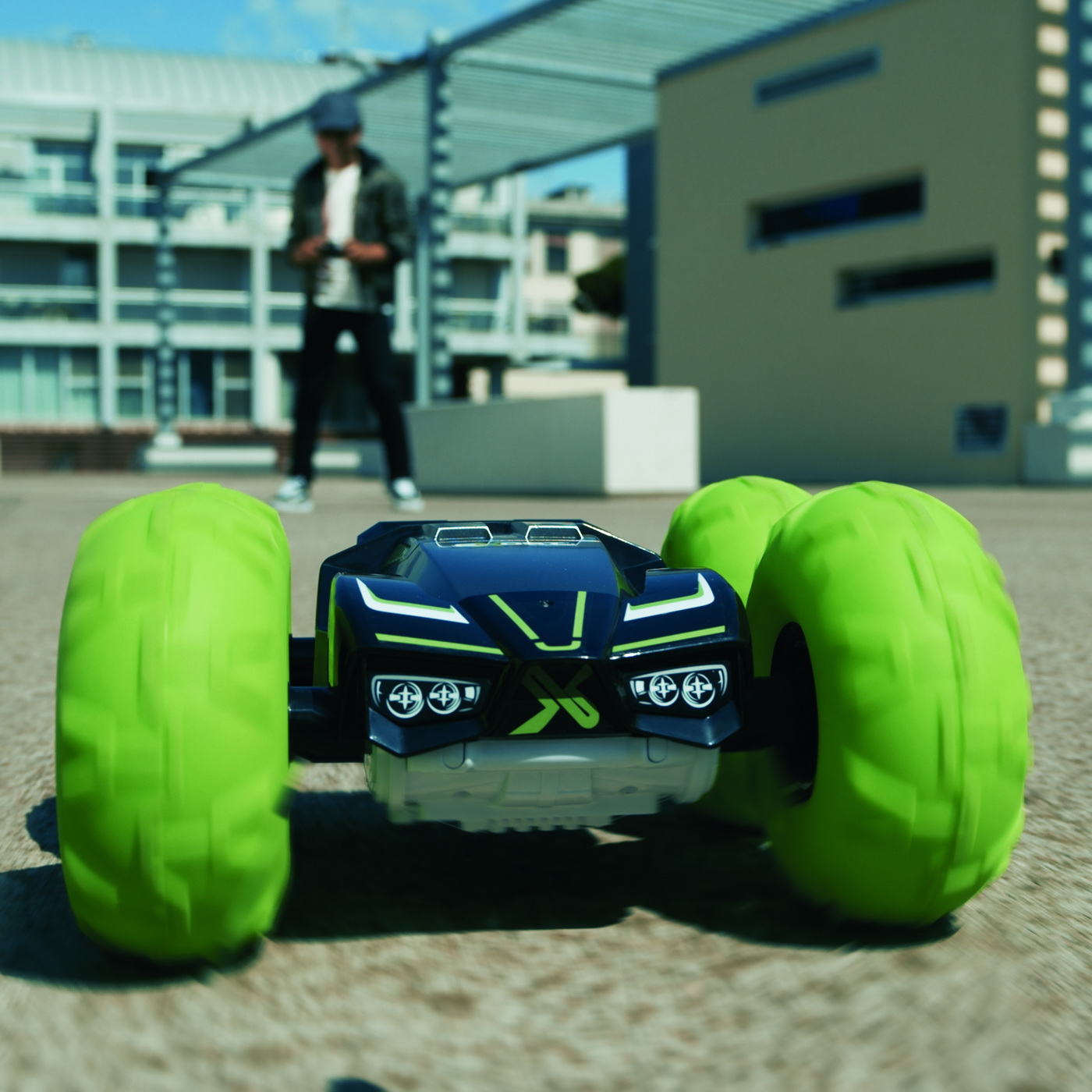 MASINA CU TELECOMANDA EXOST 360 TORNADO VERDE - imagine 6