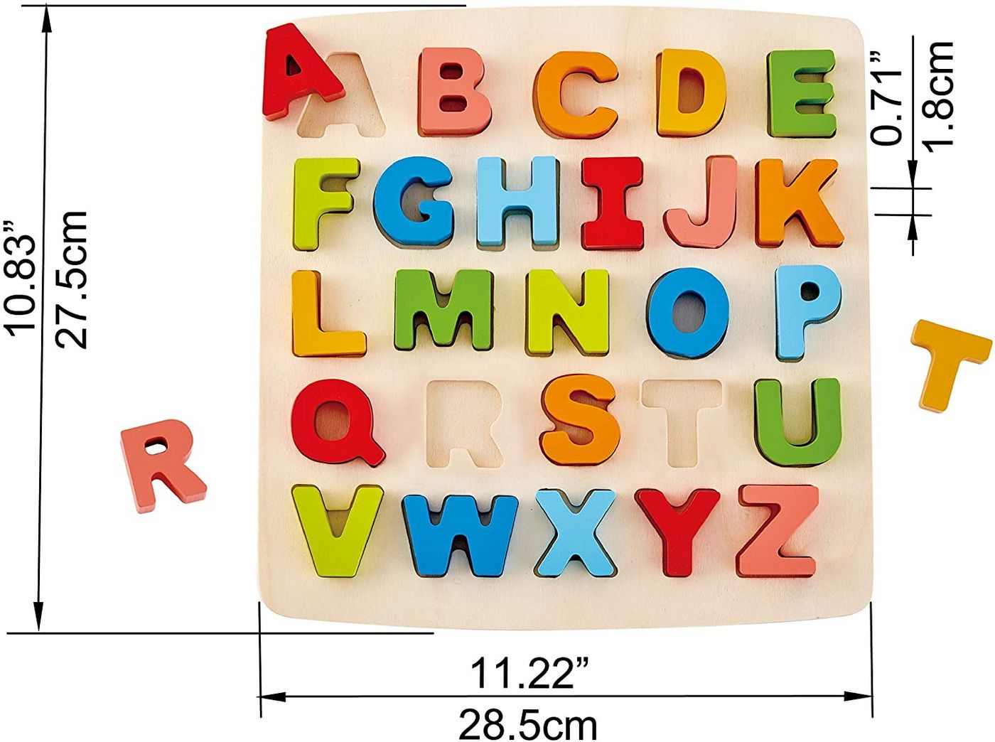 HAPE PUZZLE ALFABET CHUNKY - imagine 6
