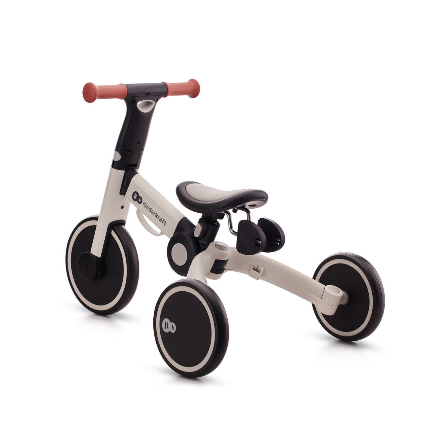 BICICLETA DE ECHILIBRU / TRICICLETA KINDERKRAFT 4TRIKE, SILVER GREY - imagine 9