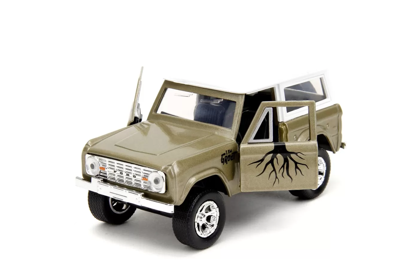 JADA MARVEL SET MASINUTA METALICA FORD BRONCO SI FIGURINA GROOT - imagine 7
