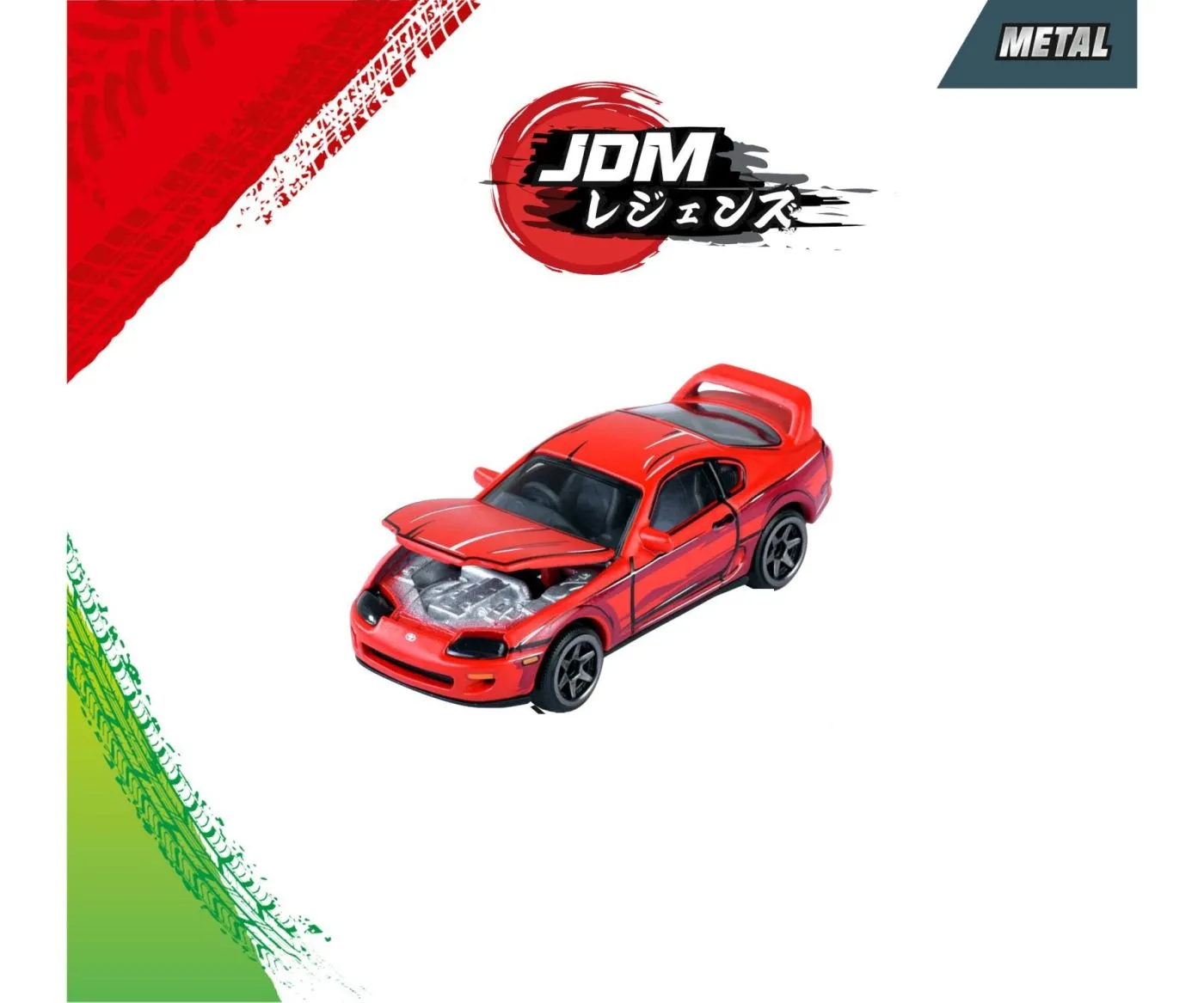MAJORETTE SET 5 MASINUTE METALICE JDM LEGENDS PREMIUM ANIME SCARA 1 LA 64 - imagine 7