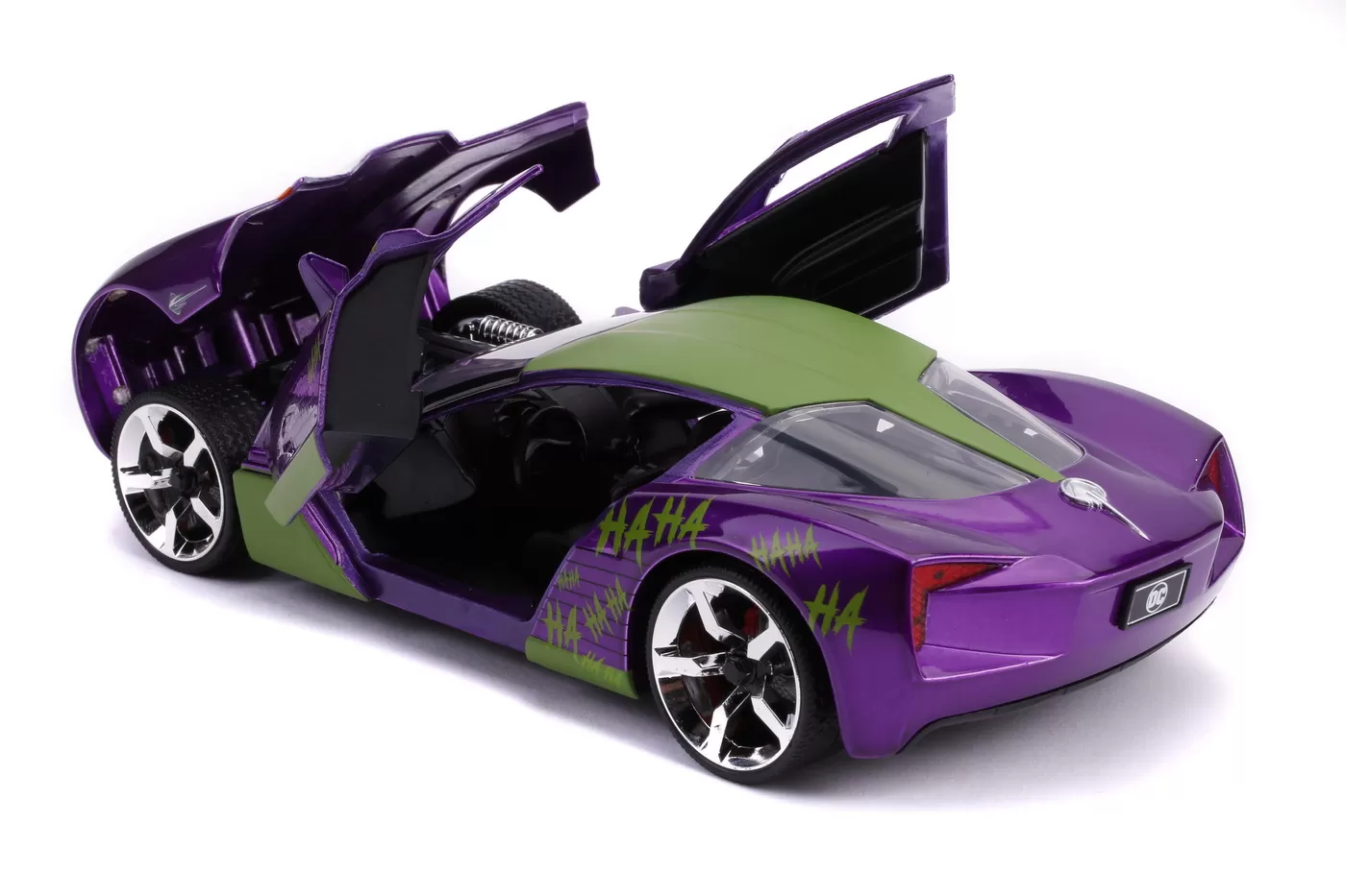 MASINUTE METALICA CHEVY CORVETTE STINGRAY 2009 SI FIGURINA JOKER SCARA 1:24 - imagine 8