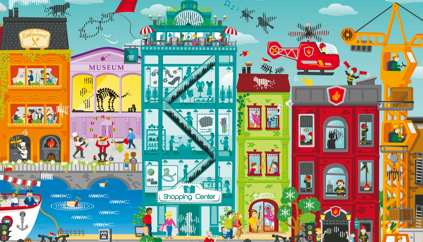 HAPE PUZZLE ORASUL ANIMAT - imagine 9