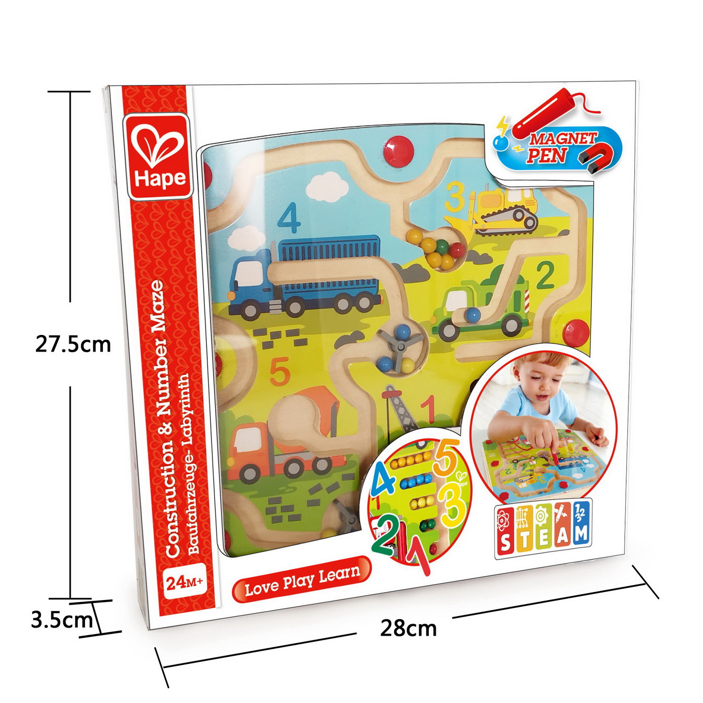 HAPE LABIRINT MAGNETIC CONSTRUCTII SI NUMERE - imagine 9