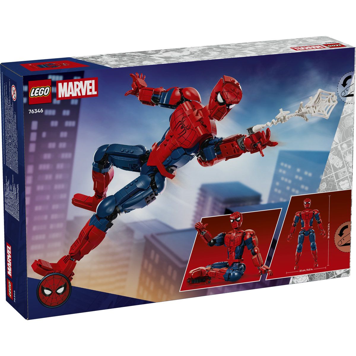 LEGO MARVEL SPIDERMAN FIGURINA EROU OMUL PAIANJEN 76346 - imagine 10