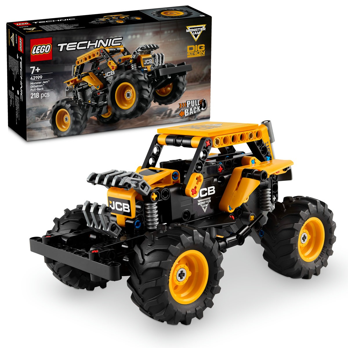 LEGO TECHNIC MONSTER JAM DIGATRON PULL-BACK 42199 - imagine 9
